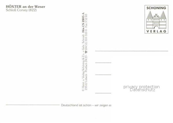 Hoexter Weser Schloss Corvey Fliegeraufnahme – Bild 2