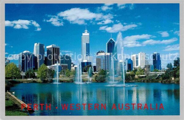 Perth Western Australia Parks surround Perths Sparkline Skyline