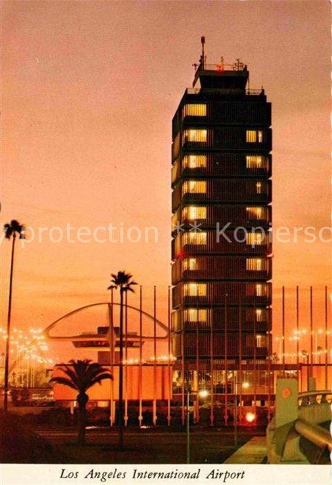 Los Angeles California International Airport at night