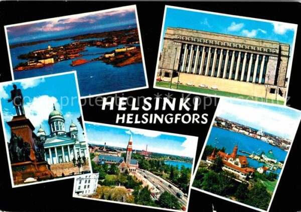 Helsinki Panorama Palast Denkmal Teilansichten