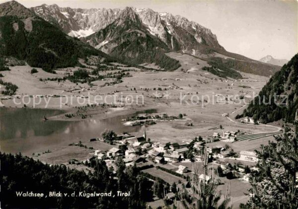 Walchsee Tirol Blick von der Kugelwand