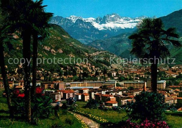 Bozen Suedtirol mit Rosengarten