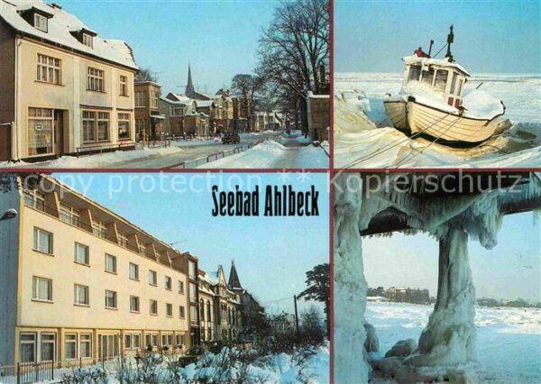 Ahlbeck Ostseebad Lindenstrasse Fischerboot Ferienheim Fr