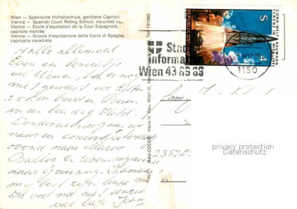 Wien Spanische Hofreitschule gerittene Capri – Bild 2