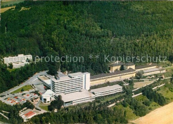 Hoexter Weser Weserbergland Klinik Fliegeraufnahme