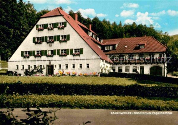 Badenweiler Sanatorium Vogelbachhof
