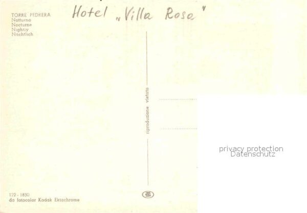 Torre Pedrera Hotel Villa Rosa Notturno – Bild 2
