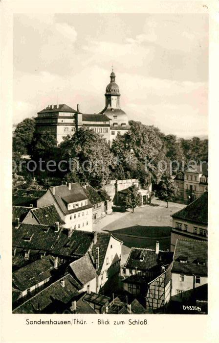 Sondershausen Thueringen Blick zum Schloss