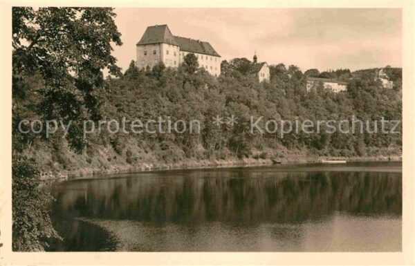 Burgk Freital Blick zur Burg