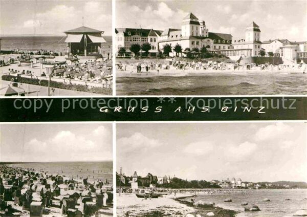 Binz Ruegen Promenade Strand