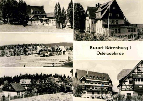 Baerenburg Sachsen Gaststätte zum Bären Teilansicht Erholu