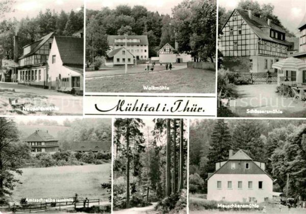 Muehltal Thueringen Walkmühle Schlössermühle Meuschkensmühl