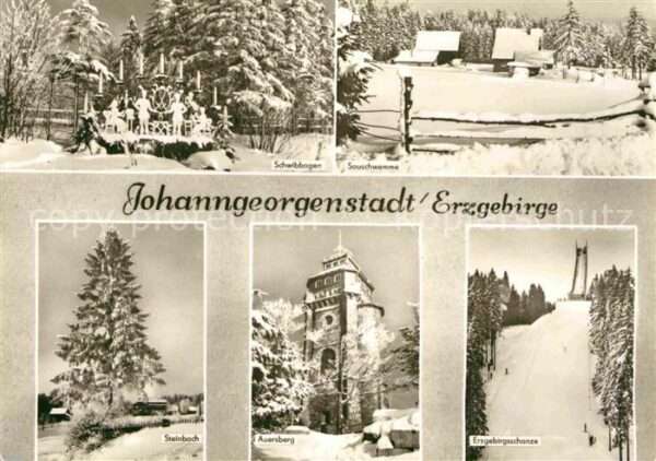 Johanngeorgenstadt Schwibbogen Erzgebirgsschanze Auersberg