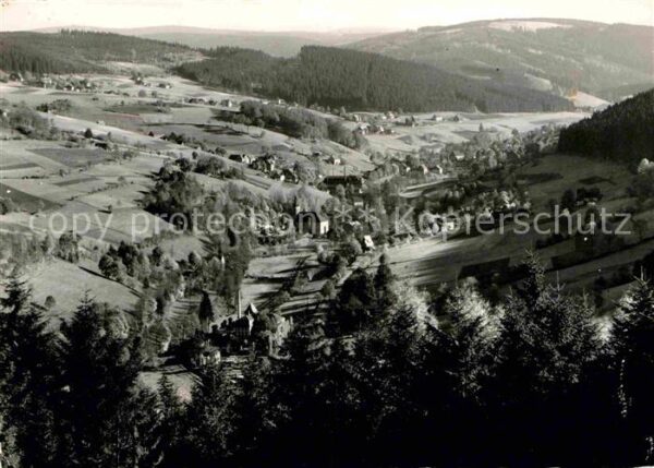 Rittersgruen Blick von der Antonshöhe