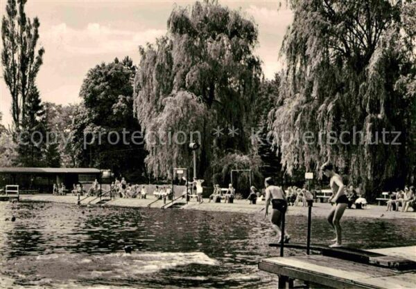Aschersleben Freibad unter der Burg