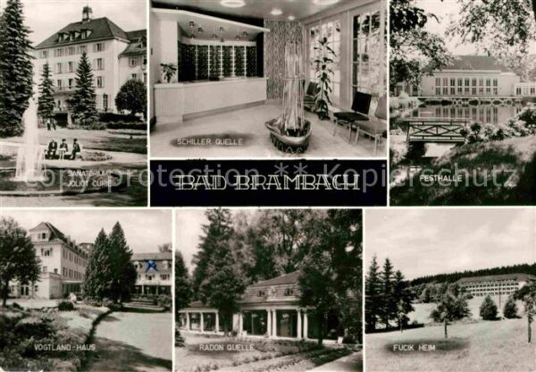 Bad Brambach Sanatorium Joliot Curie Vogtlandhaus Ra