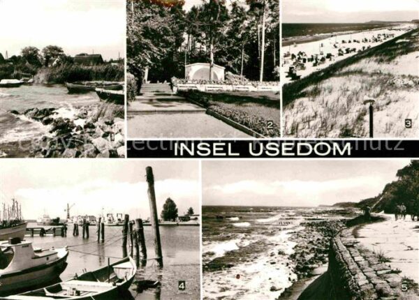 Insel Usedom Bodden Konzertplatz Strand Hafen Streck
