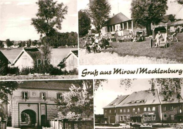 Mirow Mirow-See Bahnhof Torhaus