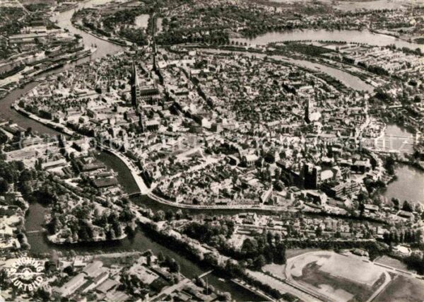 Luebeck Fliegeraufnahme