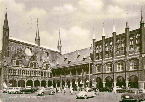 Luebeck Rathaus Markt