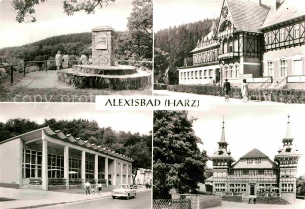 Alexisbad Harz Friedensdenkmal Hotel Linde Cafe Exquis