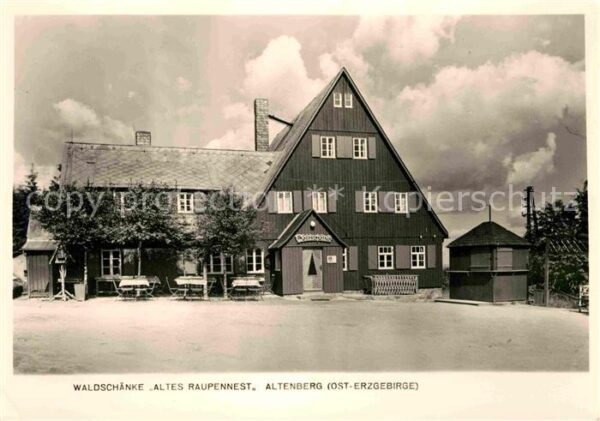 Altenberg Erzgebirge Waldschänke Altes Raupennest