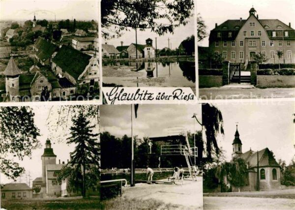 Glaubitz Kirche Freibad