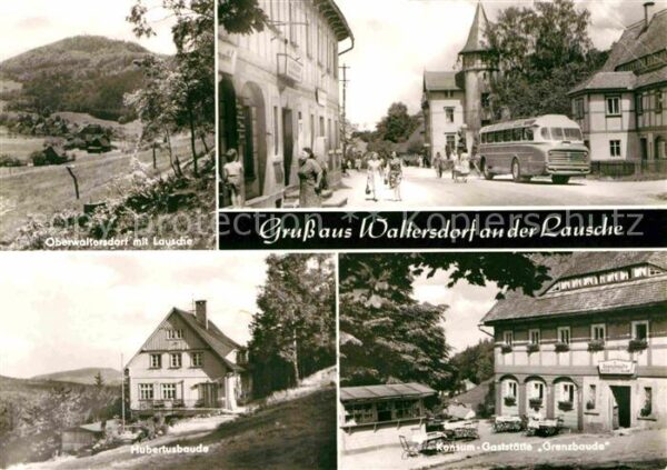 Waltersdorf Zittau Gaststätte Grenzbaude Hubertusbaude