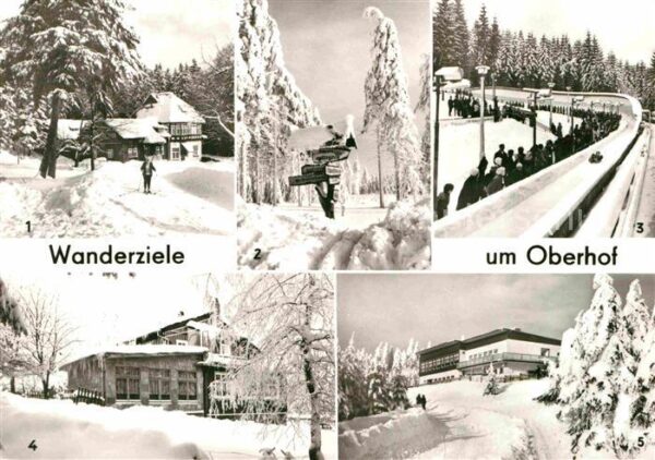 Oberhof Thueringen Obere Schweizerhütte Rennsteig Rennschl