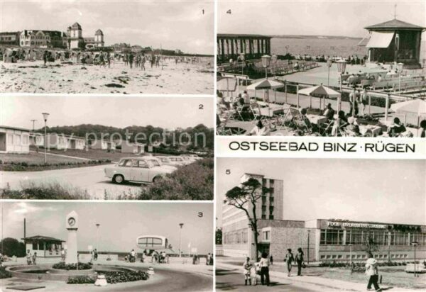 Binz Ruegen Kurhaus Strand Konzertpavillon Erholung