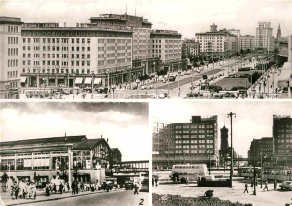 Berlin Stalinallee Bahnhof Friedrichstrasse Al
