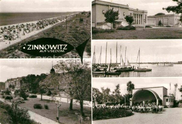 Zinnowitz Ostseebad Promenade Völkerfreundschaft Kulturhaus