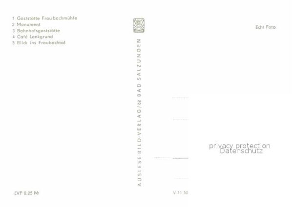 Frauenwald Thueringen Gaststätte Fraubachmühle Monument Bahnh – Bild 2