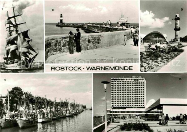 Rostock-Warnemuende Segelschulschiff Wilhelm Pieck Mole Hot