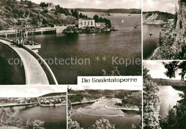 Saaletalsperre Sperrmauer Totenfels Saalburg