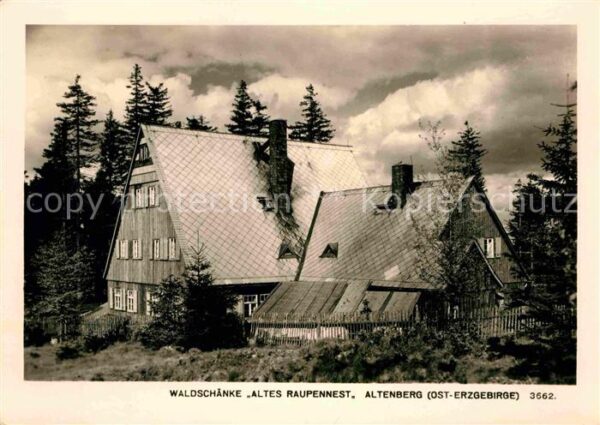 Altenberg Erzgebirge Waldschänke Altes Raupennest