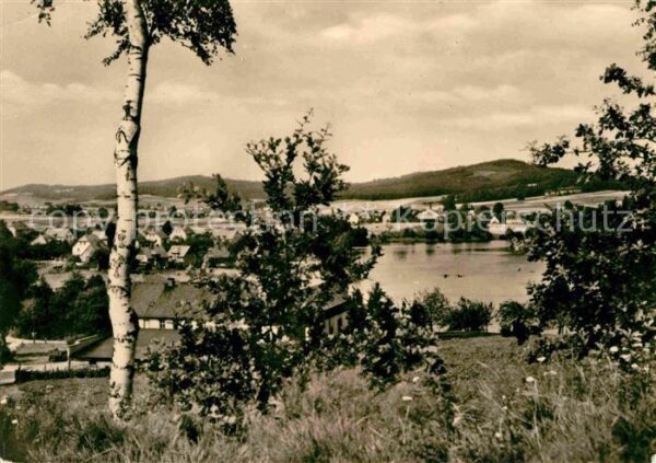 Sohland Spree Blick vom Hippsberg auf den Stausee