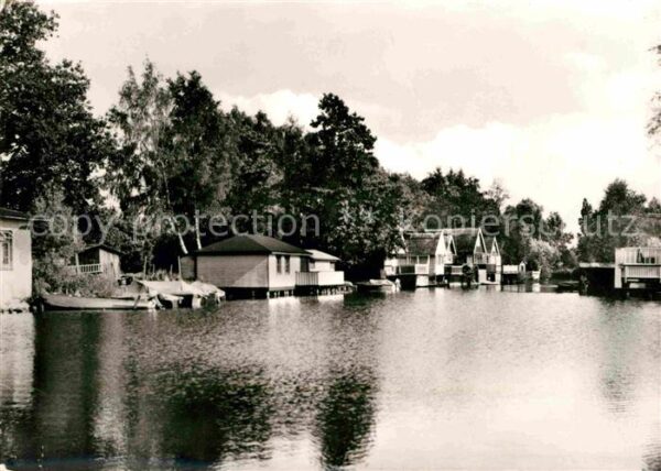 Guestrow Mecklenburg Vorpommern Kanal am Inselsee