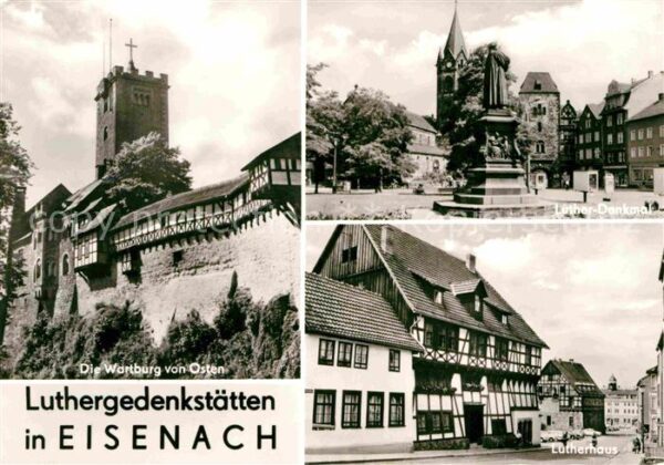 Eisenach Thueringen Wartburg Luther Denkmal Lutherhaus