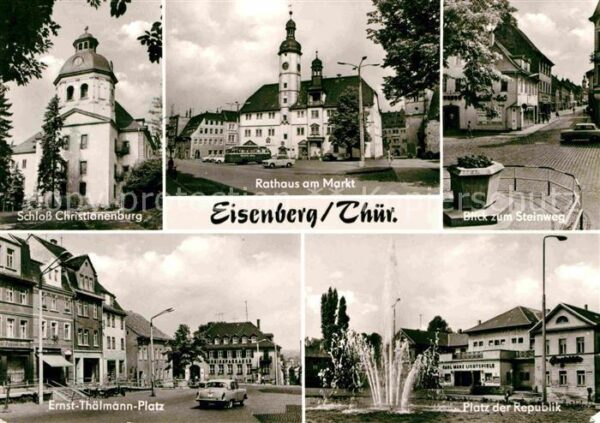 Eisenberg Thueringen Schloss Christiansburg Ernst Thälmann P