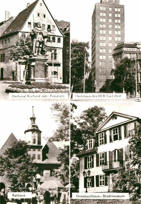 Jena Thueringen Denkmal Kurfürst Johann Friedrich Hochh