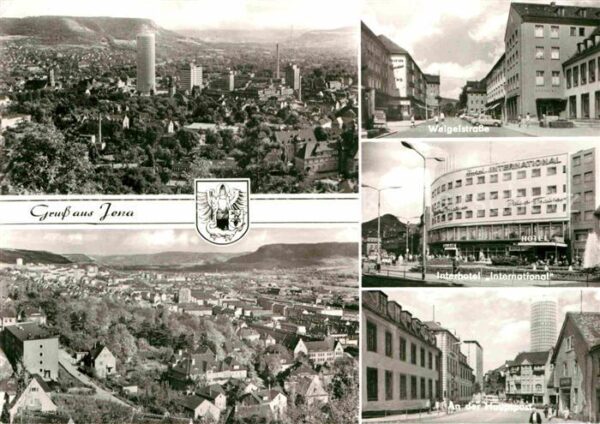 Jena Thueringen Teilansicht Interhotel International Wa