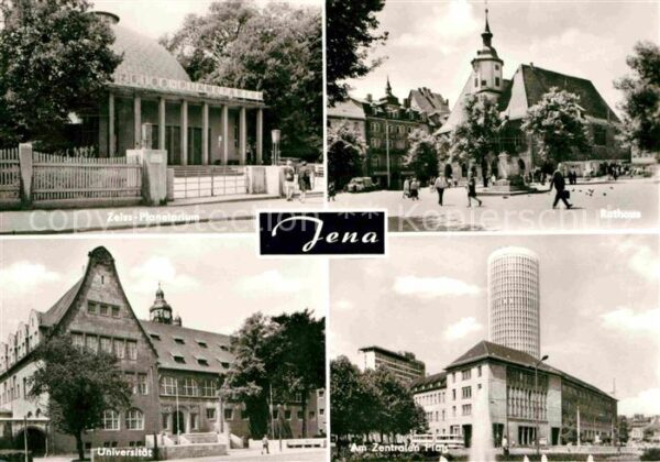 Jena Thueringen Zeiss Planetarium Universtität Rathaus