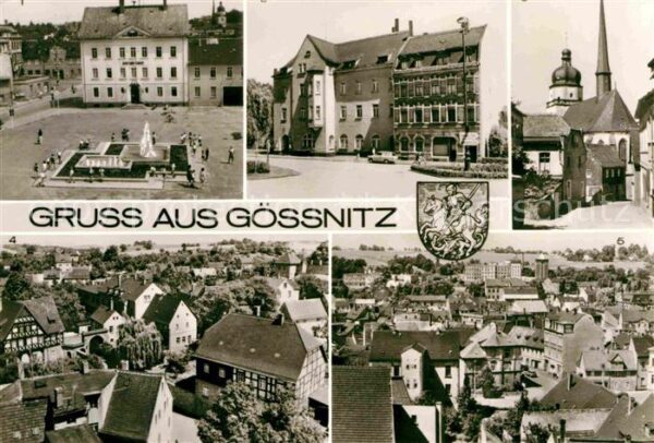 Goessnitz Thueringen Freiheitsplatz Postamt Waldenburger Str