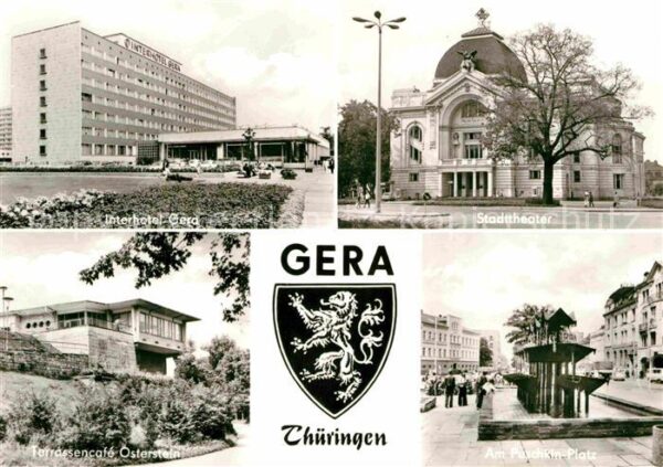 Gera Interhotel TerrassenCafe Puschkin Platz