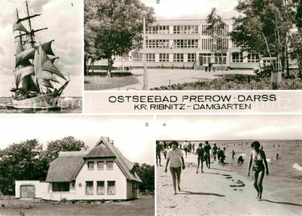 Prerow Ostseebad Segelschulschiff Wilhelm Pieck Polytech