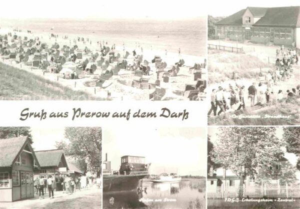 Prerow Ostseebad Hafen Strand Erholungsheim Zentral Stra