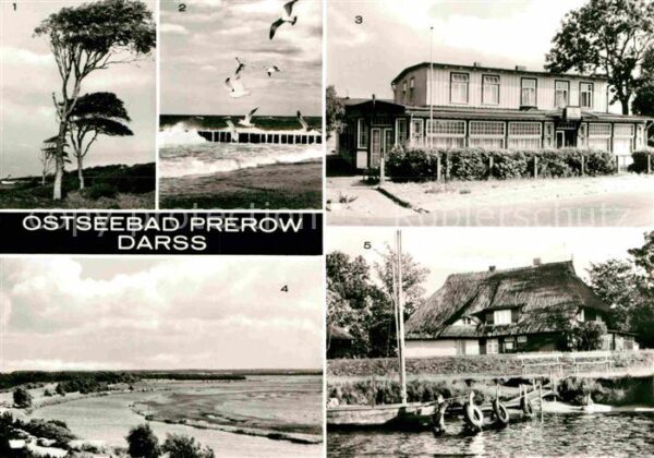 Prerow Ostseebad Esperort Strand Erholungsheim Am Hafen
