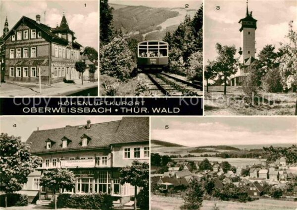 Oberweissbach Gaststätte Central Cafe Bergbahn Fröbel