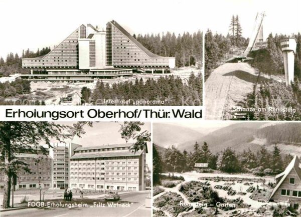Oberhof Thueringen Interhotel Panorama Schanze Erholungshe